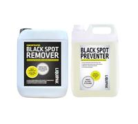 Liquipak Black Spot Remover & Preventer 2x5L | Patio Cleaner Bundle | Removes Stubborn Black Spots & Prevents Regrowth | For Stone, Concrete, Paving Slabs, Brick & Driveways