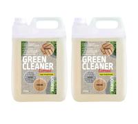 Liquipak Green Cleaner Extreme 2x5L - Powerful mould, algae & lichen remover. Ready-to-use patio, driveway, decking & fencing cleaner for tough outdoor cleaning.