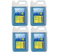 Liquipak Heavy Duty Degreaser & Cleaner 4x5L - Professional multisurface degreaser removes stubborn grease & grime, perfect for floors, walls, machinery, tools & industrial equipment.