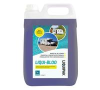 Liquipak Liqui-Bloo 5L, Caravan Toilet Chemical, NEW IMPROVED FORMULA, Blue Fluid for Caravans, Campers, Concentrated, Motorhomes and Boats, Formaldehyde-Free 5L