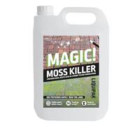Liquipak Magic Moss Killer 5 Litres - Glyphosate-Free, Fast-Acting Formula, Safe for Pets & Children Once Dry, Ready-to-Use Moss Control for Patios, Paths, Driveways & More - Includes Hose Trigger
