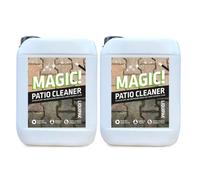 Liquipak Magic Patio Cleaner 2x5L - Powerful Outdoor Cleaner for Patios & Driveways - Eliminates Dirt, Algae, Lichen & Stubborn Stains - Deep Cleaning Formula for Concrete, Block Paving & More!