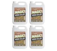 Liquipak Magic Weed Killer 4 x 5 Litres - Glyphosate-Free, Fast-Acting Formula, Safe for Pets & Children Once Dry, Ready-to-Use Weed Control for Patios, Paths, Driveways & More - Includes Hose Trigger