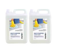 Liquipak Multi-Purpose Sanitiser, Multi Surface, All in one disinfectant 1-20 Litres (2x5 Litres)
