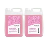 Liquipak - Pink Hand Wash, Liquid Soap 2x5L | Pearlised Hand Soap Refill, Smooth, Gentle on the skin - For Washrooms, Hotels, Factories, Office, Private homes 2x5L