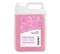 Liquipak - Pink Hand Wash, Liquid Soap 5L | Pearlised Hand Soap Refill, Smooth, Gentle on the skin - For Washrooms, Hotels, Factories, Office, Private homes 5L