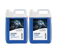 Liquipak Shaver Fluid 2 x 5L - Lemon Scented, Fast-Drying Alcohol-Based Cleaner with Lubricants for Electric Shavers, Effective Cleaning & Fresh Fragrance