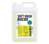 Liquipak SoftWash Biocide - For hard surfaces, Spray and leave formula, 50% biocide (5 Litres)