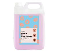 Liquipak Vegan Washing Up Liquid, Refill - Peach & Pink Pepper | 100% Vegan & Cruelty-Free, Removes Tough Stains (5 Litres)
