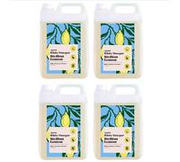 Liquipak White Vinegar, Sicilian Lemon - Multi-Purpose Cleaner, Vegan, Cruelty-Free, Powerful Agent, Ready to Use (4x5 Litres)
