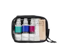 Liquiproof LABS Footwear Shoe & Fashion Care Travel Kit. Protector, cleaner, freshener, brush and cloth in a reusable zipped bag