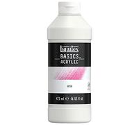 Liquitex 104016 BASICS Gesso Surface Prep Medium, White, 473 ml