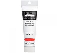 Liquitex 1045983 Professional Heavy Body Acrylic Paint in Artist Quality with Excellent Light Fastness in Butter Consistency, 59 ml Tube - Fluo Red