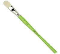 Liquitex 1300412 Professional Freestyle Traditional Brush, Detail Filbert No. 12,Green, Silver