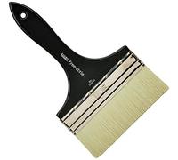 LIQUITEX 1300706 Liquitex Professional Freestyle Large Scale Brush, Broad Flat/Varnish 6-inch, Short Handle, Beige
