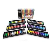 Liquitex 3699347 Basics Studio Acrylic Paint, 72 Colours in 22 ml Tubes Made of High-Quality and Durable Pigments, Very Opaque Colours, Excellent Light Resistance, Waterproof