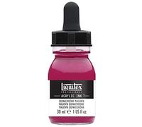 Liquitex 4260114 liquid professional acrylic paints - ink, 30 ml, highly pigmented airbrush paint, quinacridone magenta
