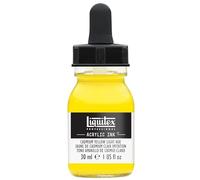 Liquitex 4260159 liquid Professional Acrylic Paints - Ink, 30 ml, high pigmented Airbrush Paint, cadmium yellow light color tone