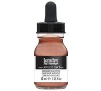 Liquitex 4260230 liquid professional acrylic paints - ink, 30 ml, highly pigmented airbrush paint, rich copper iridescent ink, ink, 30 ml