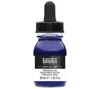 Liquitex 4260320 liquid Professional Acrylic Paints, Indian Ink, highly Pigmented Airbrush Paint, Prussian Blue Hue, 30 ml (Pack of 1)
