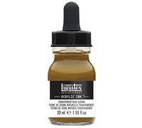 Liquitex 4260332 liquid professional acrylic paints - ink, 30 ml, highly pigmented airbrush paint, siena natural transparent