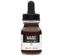 LIQUITEX 4260609 Liquid Professional Acrylic Paints - Ink, 30 ml, Highly Pigmented Airbrush Paint, Sepia