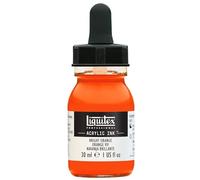 Liquitex 4260720 Liquid Professional Acrylic Paints - Ink, 30 ml, Highly Pigmented Airbrush Paint, Light Orange