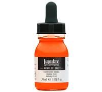 Liquitex 4260982 Liquid Professional Acrylic Paints - Ink, 30 ml, Highly Pigmented Airbrush Paint, Fluo Orange