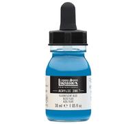 Liquitex 4260984 Liquid Professional Acrylic Paints - Ink, 30 ml, Highly Pigmented Airbrush Paint, Fluo Blue
