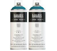 LIQUITEX 4450176 Professional Spray Paint 400 ml, Turquoise (Pack of 2)