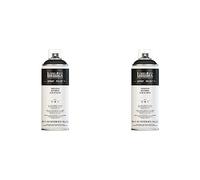 LIQUITEX 4450337 Professional Spray Paint 400 ml, Carbon Black (Pack of 2)