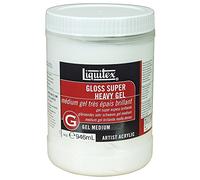 Liquitex 7432 Professional Gloss Super Heavy Gel Medium, 946 ml , White