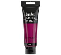LIQUITEX 8870010 Basics Acrylic Paint, Quinacridone Magenta, 118 ml Tube