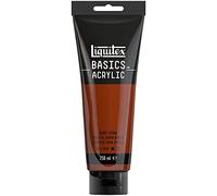 LIQUITEX 88700214 Basics Acrylic Paint, Burnt Sienna, 250 ml Tube