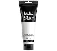 LIQUITEX 88700243 Basics Acrylic Paint, Transparent Mixing White, 250 ml Tube