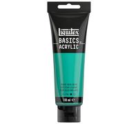 LIQUITEX 8870036 Basics Acrylic Paint, Bright Aqua Green, 118 ml Tube