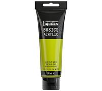LIQUITEX 8870064 Basics Acrylic Paint, Light Olive Green, 118 ml Tube
