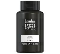 Liquitex 8870336 Basics Acrylic Paint, Ivory Black, 400 ml Bottle