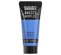 Liquitex 8870465 Basics Acrylic Paint - Blue Purple Light, 22 ml Tube, Non-fading, Waterproof, for Painting and Decorating Wood, Metal, Ceramic, Plastic, Canvas