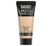 Liquitex 8870486 Basics Acrylic Paint, Unbleached Titanium, 22 ml Tube, Lightfast, Medium Viscosity, Silk Gloss, Mono-pigmented, Archival Quality