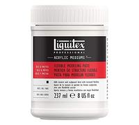 LIQUITEX 8908 Professional Flexible Modeling Paste Medium, White, 237 ml