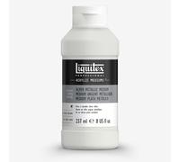 Liquitex 8508 Metallic Silver Medium for Acrylic Paints, Gives Acrylic Paints Metallic Highly Reflective Silver Effects with Brilliance, Age-resistant in Artist Quality - 237 ml Bottle