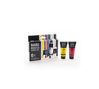Liquitex Acrylic Basics Set of 6 x 22 ml Colours