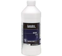 Liquitex Professional Acrylic Medium for Acrylic and Oil Paint, White Gesso Surface Prep, 946 ml