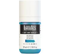 Liquitex Acrylic Paint, Brilliant Blue, 59 ml (Pack of 1) | Low Viscosity, Highly Pigmented, Satin Finish, Retains Subtle Brush Strokes, Great Surface Coverage, Highly Versatile