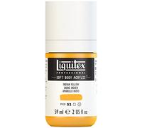 Liquitex Acrylic Paint, Indian Yellow, 59 ml (Pack of 1) | Low Viscosity, Highly Pigmented, Satin Finish, Retains Subtle Brush Strokes, Great Surface Coverage, Highly Versatile
