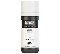 Liquitex 1923244 Professional Acrylic Paint Soft Body - Artist Paint in Creamy Opaque Consistency, High Pigmentation, Lightfast and Ageing Resistant, 237 ml Bottle - Ivory Black
