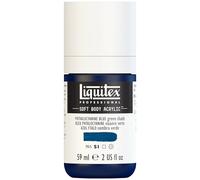 Liquitex Acrylic Paint, Phthalo Blue (Green Tone), 59 ml (Pack of 1) | Low Viscosity, Highly Pigmented, Satin Finish, Retains Subtle Brush Strokes, Great Surface Coverage, Highly Versatile