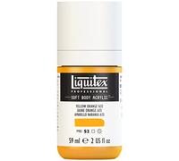 Liquitex Acrylic Paint, Yellow Orange AZO, 59 ml (Pack of 1) | Low Viscosity, Highly Pigmented, Satin Finish, Retains Subtle Brush Strokes, Great Surface Coverage, Highly Versatile