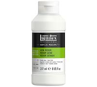 Liquitex Acrylic Pouring Satin Fluid Medium 237ML, 237 ml (Pack of 1)